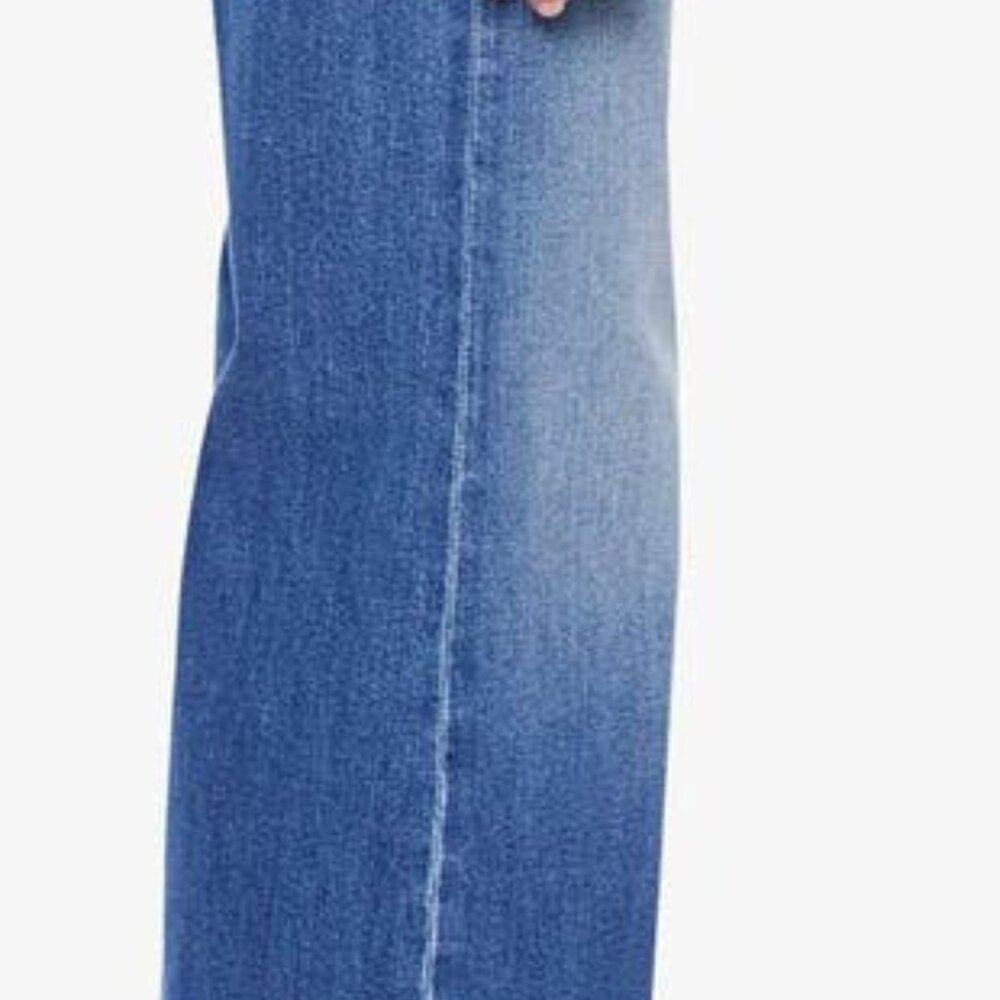 NWOT! 👖 MOTHER The Hustler Roller Sneak Jeans – Easy Does It – Size 28 - Picture 3 of 7